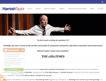 Tablet Screenshot of hamishtaylor.com